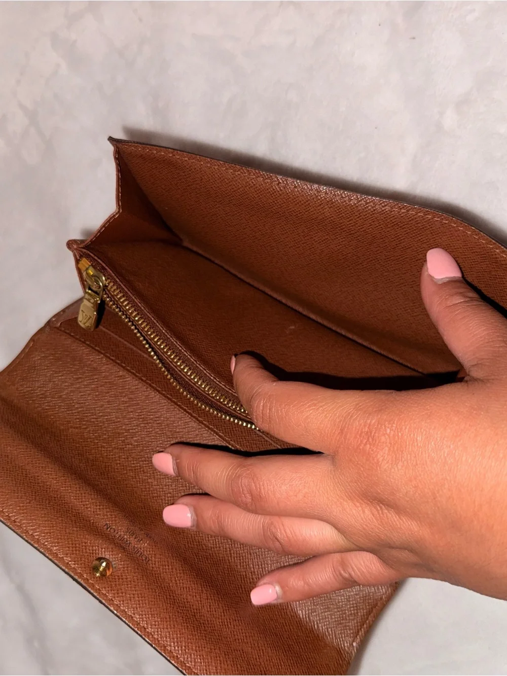 Louis Vuitton Monogram Sarah Wallet with DIY Strap CA1112
